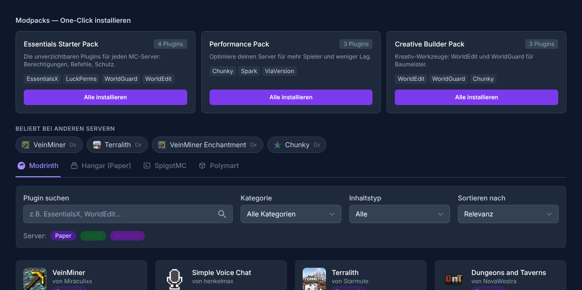 Plugin-Browser