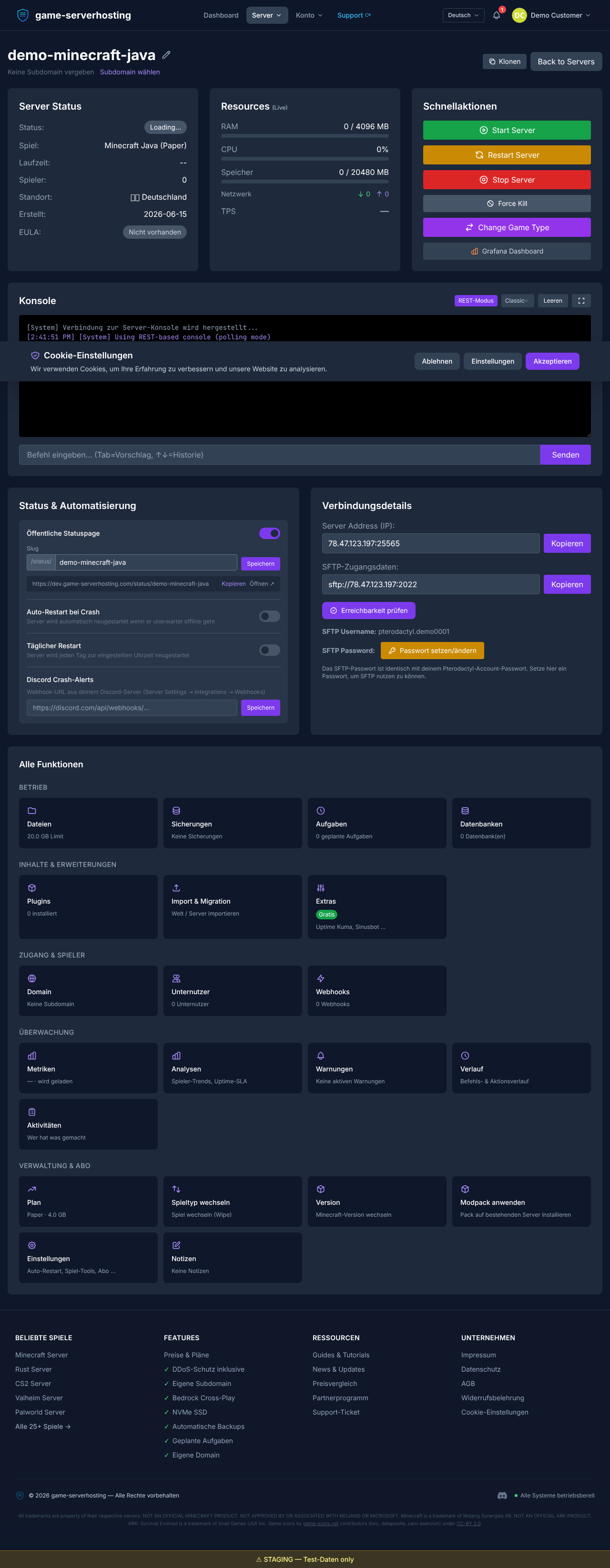 Installierte Plugins verwalten